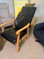 Farstrup ergonomisch hoge relax fauteuil relaxstoel, Huis en Inrichting, Fauteuils, Verzenden, Leer