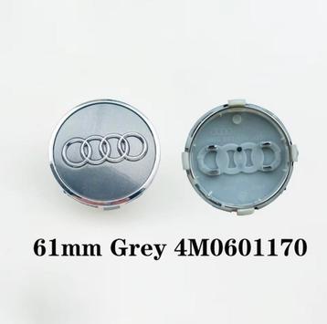 Audi naafdoppen naafkappen 4 stuks nieuw grijs 4M0601170 beschikbaar voor biedingen