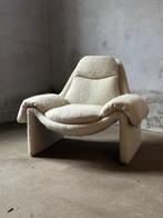 Saporiti P60 fauteuil, Ophalen, 75 tot 100 cm, Zo goed als nieuw, Stof