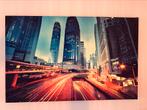 Skyline Hong Kong (nieuw) 75x120 cm, Huis en Inrichting, Woonaccessoires | Schilderijen, Tekeningen en Foto's, Nieuw, Schilderij