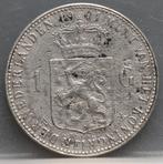 Schaarse zilveren 1 gulden 1901 Wilhelmina, Postzegels en Munten, Munten | Nederland, Zilver, Koningin Wilhelmina, 1 gulden, Losse munt