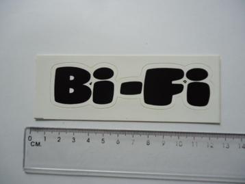 sticker Bifi sponsor plastic retro logo auto motor bi-fi