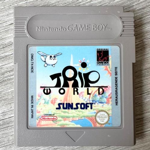 Trip World GameBoy (Repro) game cartridge, Spelcomputers en Games, Games | Nintendo Game Boy, Gebruikt, Platform, 1 speler, Vanaf 3 jaar