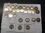 27 x SPECIALE  2 EUROMUNTEN SPANJE UNC., Ophalen, Spanje, 2 euro