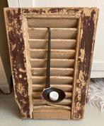 Brocante oude houten Louvre luik - luikjes, Ophalen of Verzenden