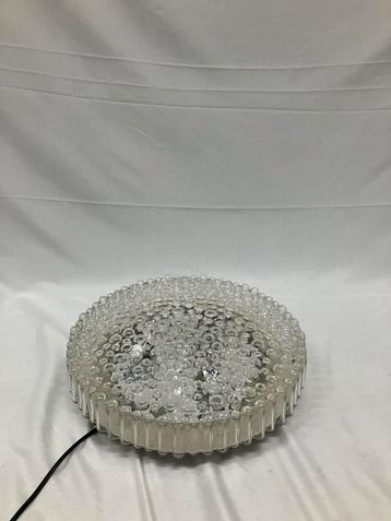 Vintage glazen bubbel plafondlamp 38 cm doorsnede! beschikbaar voor biedingen