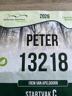 startbewijs 2026  Midwintermarathon Apeldoorn 10EM, Overige typen, Nieuw, Hardlopen, Ophalen