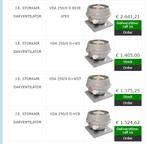 J.E. Storkair VDA 250/6 D Dakventilator, Ophalen, Gebruikt, Ventilator