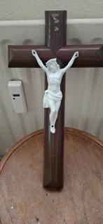 Kruis met wit stenen corpus, Verzamelen, Religie, Ophalen of Verzenden, Gebruikt, Overige typen, Christendom | Katholiek