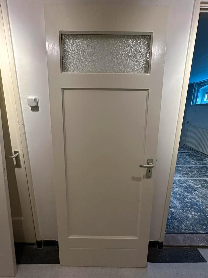 Houten binnendeur 211x82cm - Goede staat!, Doe-het-zelf en Verbouw, Deuren en Horren, Gebruikt, Binnendeur, 200 tot 215 cm, 80 tot 100 cm