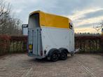 1.5 paards aluminium humbaur single met zadelkamer, Ophalen, Zo goed als nieuw, 1½-paards trailer, Info@humbaur.nl