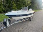 Consoleboot console boot 60pk johnson met pega trailer, Ophalen, Gebruikt, 3 tot 6 meter, Buitenboordmotor
