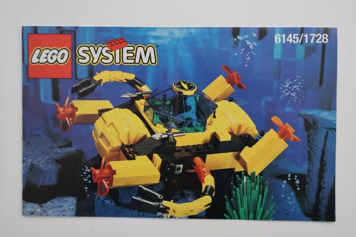 Lego Aquazone 1728 Crystal Crawler (met Aqua Baseplate), Kinderen en Baby's, Speelgoed | Duplo en Lego, Gebruikt, Lego, Complete set