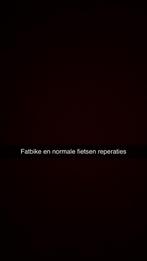 Fatbike en fiets reparaties, Ophalen of Verzenden