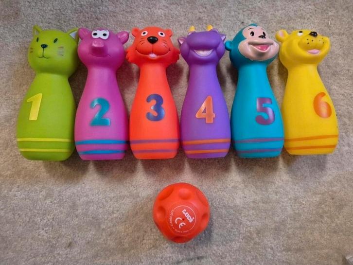 Ludi Kegelspel met Dieren - Leuk voor Kinderen!, Kinderen en Baby's, Speelgoed | Overig, Zo goed als nieuw, Jongen of Meisje, Ophalen of Verzenden