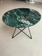 bijzettafel - marmer, Ophalen, Minder dan 55 cm, Rond, Zo goed als nieuw