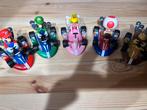 5 pullback motor mario kart autos., Ophalen of Verzenden, Zo goed als nieuw