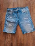 Heren korte spijkerbroek van Jack & Jones, Ophalen of Verzenden, Zo goed als nieuw, Blauw