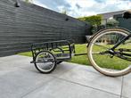 Zwarte fietskar VidaXL – stevig en praktisch!, Fietsen en Brommers, Bagagekar, 20 tot 40 kg, Ophalen of Verzenden, Zo goed als nieuw