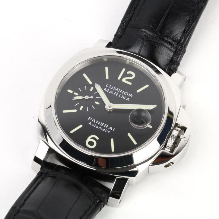 Panerai Luminor Marina Automatic 44 (Zeer goed/ 2014), Sieraden, Tassen en Uiterlijk, Horloges | Heren, Zo goed als nieuw, Polshorloge