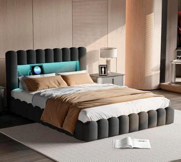 Luxe Designbed met LED GOEDKOOPSTE VAN BENELUX! beschikbaar voor biedingen