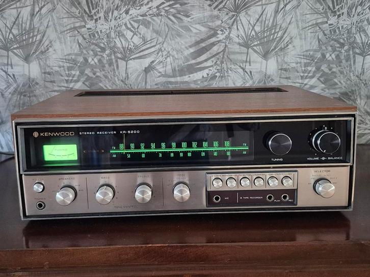 Kenwood KR-5200 Stereo Receiver - Vintage!, Audio, Tv en Foto, Versterkers en Receivers, Gebruikt, Stereo, Minder dan 60 watt
