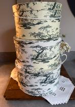 Set Brocante Franse Hoedendozen, Ophalen of Verzenden