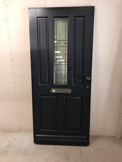 Hardhouten deur zgan !! 3 punt sluiting. 930x2115 mm, Doe-het-zelf en Verbouw, Deuren en Horren, Gebruikt, Buitendeur, 200 tot 215 cm