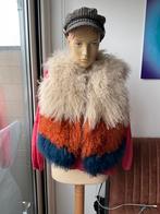 Afghaans gilet schapenvacht mongolian fur Tibetaans lamsbont, Kleding | Dames, Nieuw, Mongolian fur, Maat 38/40 (M), Ophalen of Verzenden