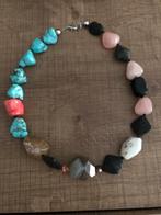 Vulkaansteen ketting, Zwart, Nieuw, Ophalen of Verzenden, Steen of Mineraal