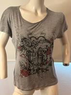 Roberto cavalli shirt met steentjes maat it 40, Ophalen of Verzenden, Zo goed als nieuw, Korte mouw, Roberto cavalli
