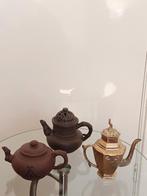 Chinese theepotten Yixing + messing/brons, Antiek en Kunst, Ophalen of Verzenden