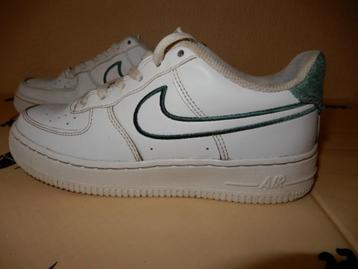 Nike Air Force 1 sneakers / schoenen wit / zeegroen mt 36,5 beschikbaar voor biedingen