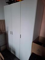 Kledingkast Space - 3 deurs, Ophalen, 100 tot 150 cm, Met hangruimte, Zo goed als nieuw