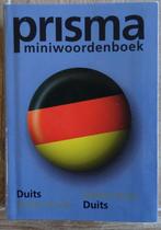 Prisma Miniwoordenboek Duits, Boeken, Ophalen of Verzenden, Zo goed als nieuw, Prisma of Spectrum, Duits