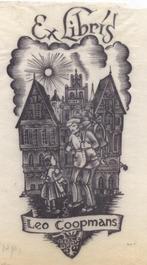 0615 Ex Libris Nederland : Harry Corvers, 1945, Antiek en Kunst, Kunst | Etsen en Gravures, Verzenden