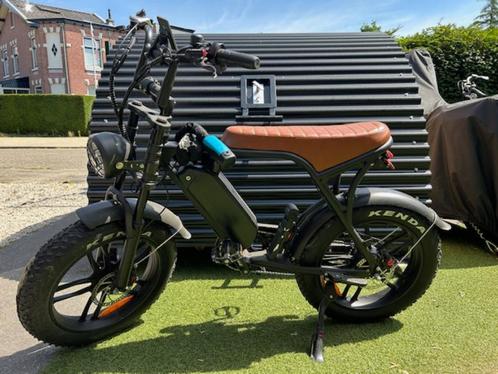 Fatbike Crossboss V8 Black + Brown Special Edition ZGAN., Fietsen en Brommers, Elektrische fietsen, Zo goed als nieuw, Overige merken