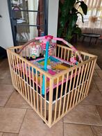 Box op wieltjes, Kinderen en Baby's, Boxen, Ophalen, Zo goed als nieuw, Rechthoekig, Boxkleed