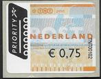 Acon automaatzegel € 0,75P TNT00102 Hoofddorp,, Ophalen of Verzenden, Na 1940, Postfris