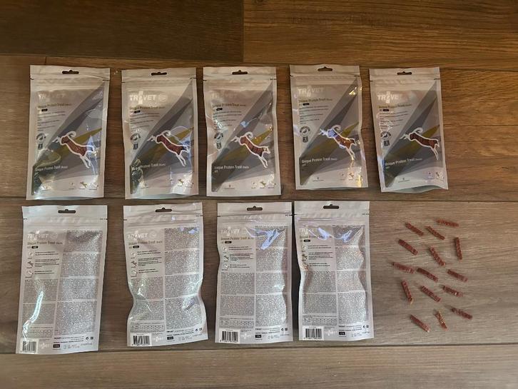 NIEUW: Trovet Unique Protein Treat Duck (9 zakjes), Dieren en Toebehoren, Dierenvoeding, Hond, Ophalen of Verzenden