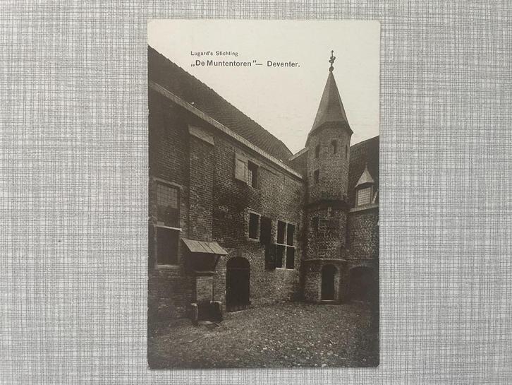 D054 Oude ansichtkaart Deventer : De Muntentoren, Verzamelen, Ansichtkaarten | Nederland, Ongelopen, Overijssel, Ophalen of Verzenden