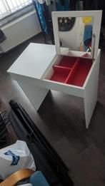 Brimnes Ikea toilettafel kaptafel make-up tafel  wit 70x42, Huis en Inrichting, Tafels | Kaptafels, Ophalen, 50 tot 100 cm, Zo goed als nieuw