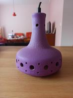 Mooie vintage paarse hanglamp keramiek, Ophalen of Verzenden, Zo goed als nieuw, Minder dan 50 cm