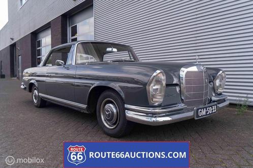 Mercedes 220SE Coupé - 1964 |Route 66 Auctions, Auto's, Oldtimers, Bedrijf, Te koop, Lederen bekleding, Mercedes-Benz, Benzine