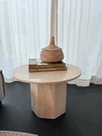 Vintage Travertin Salontafel - Japandi Stijl, Ophalen, Gebruikt, ', Rond