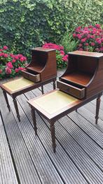 Set van 2 Vintage Bijzettafels met Lade, Antiek en Kunst, Antiek | Meubels | Tafels, Ophalen