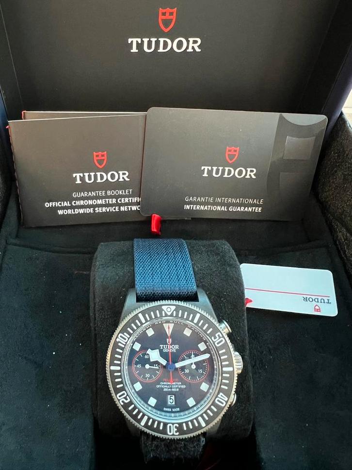 Tudor Pelagos FXD Chrono Alinghi M25807KN Nieuw, Sieraden, Tassen en Uiterlijk, Horloges | Heren, Nieuw, Polshorloge, Overige merken