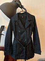 Zwarte SOHO Trench Coat New York, Ophalen, Gedragen, Maat 38/40 (M), Zwart