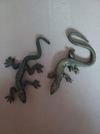 Bronzen Hagedissen Set, Antiek en Kunst, Antiek | Koper en Brons, Ophalen of Verzenden, Brons