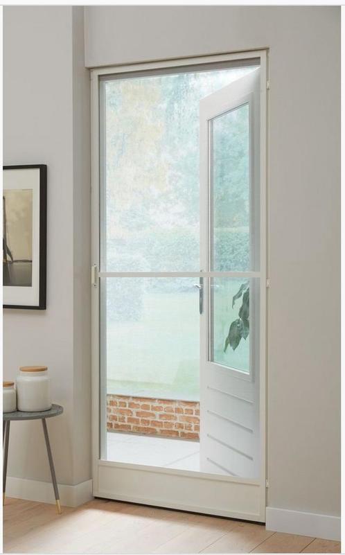 Bruynzeel vaste deurhor serie 800 wit 100x235, Doe-het-zelf en Verbouw, Deuren en Horren, Nieuw, Hordeur, 215 cm of meer, 80 tot 100 cm